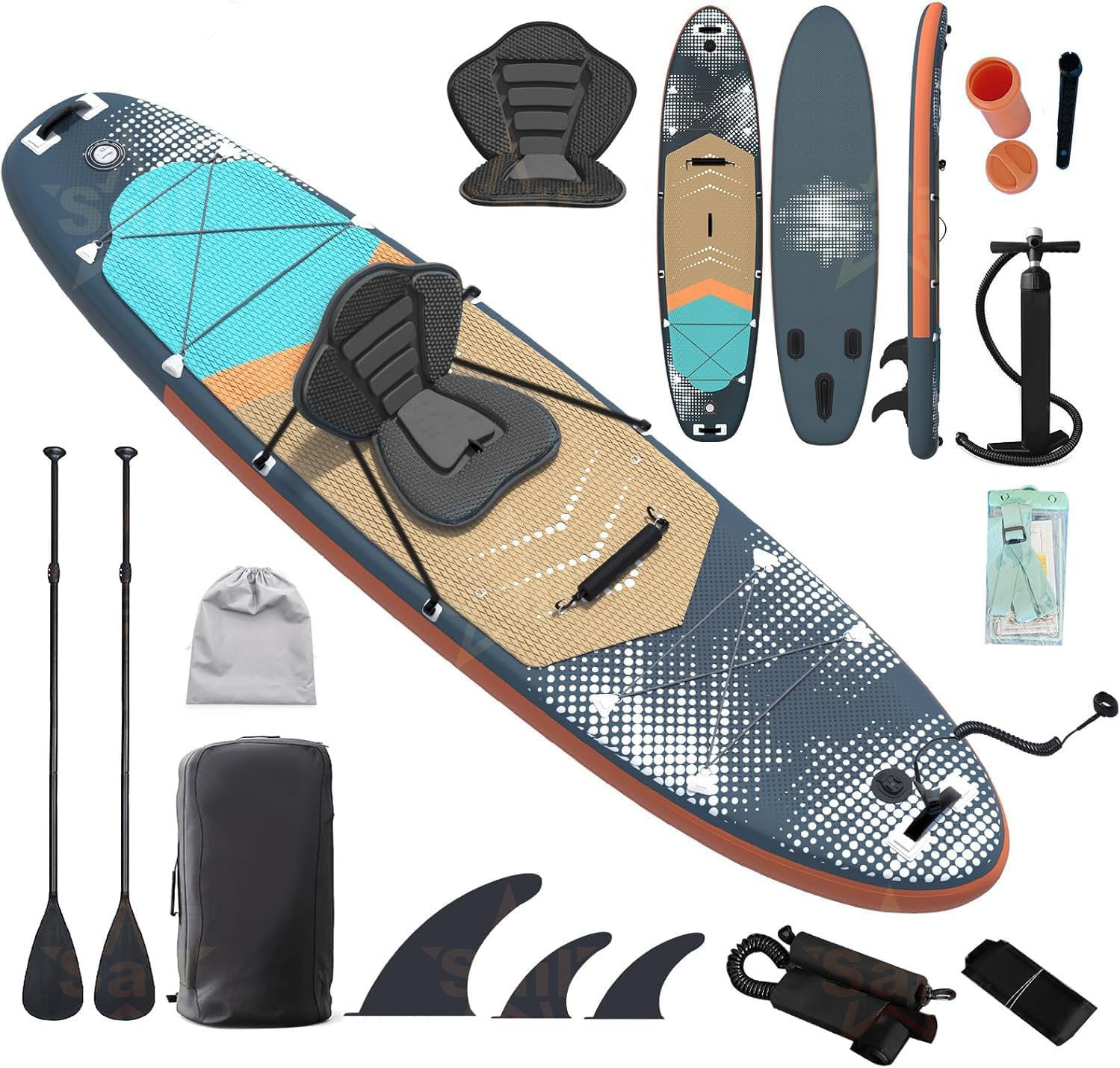 Stand Up Paddle Leash - Planche à pagaie gonflable multifonctionnelle SUP,