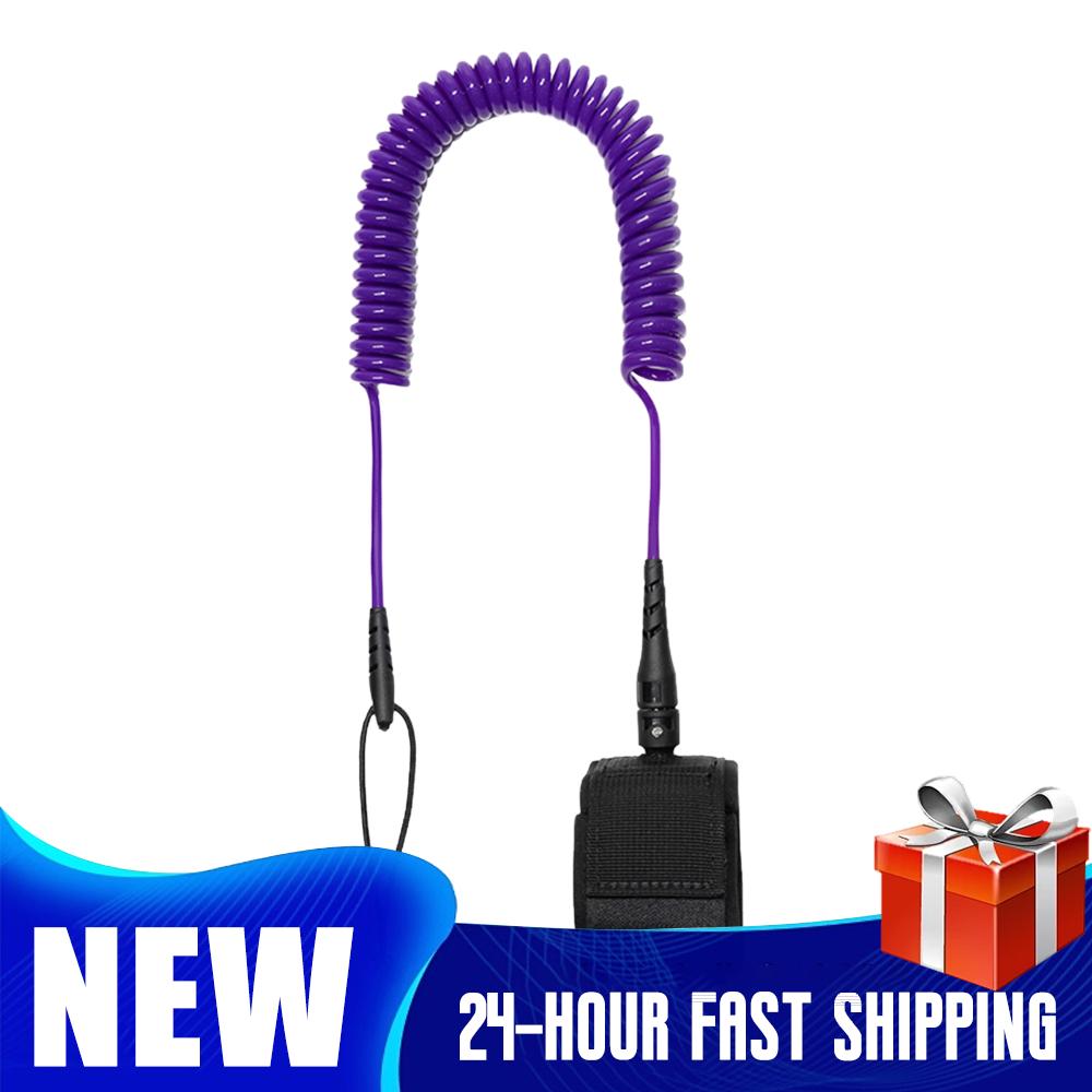 Stand Up Paddle Leash - Laisse enroulée pour SUP, cordon de