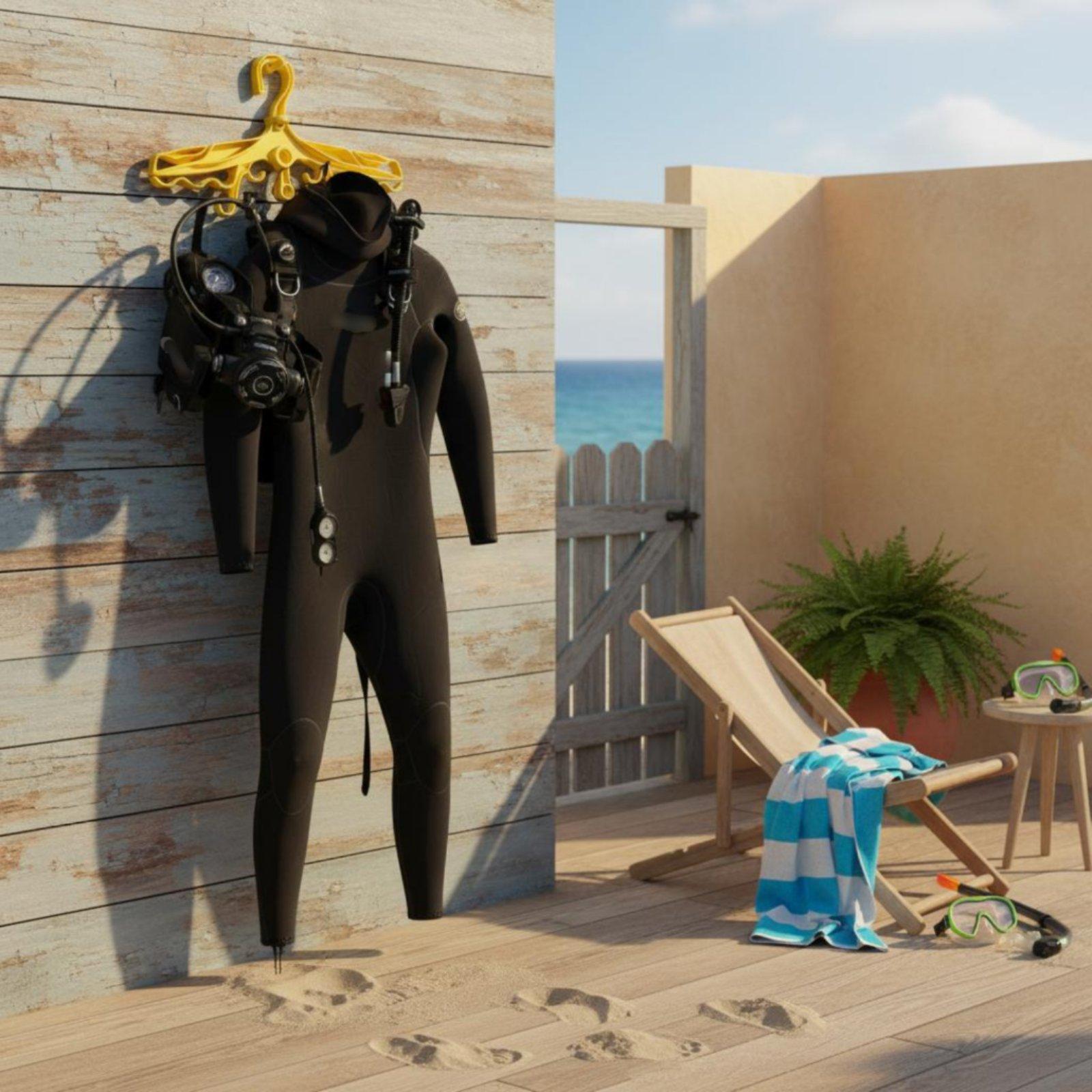 Aquatic Sports And Scuba - Séchoir de plongée en plastique à