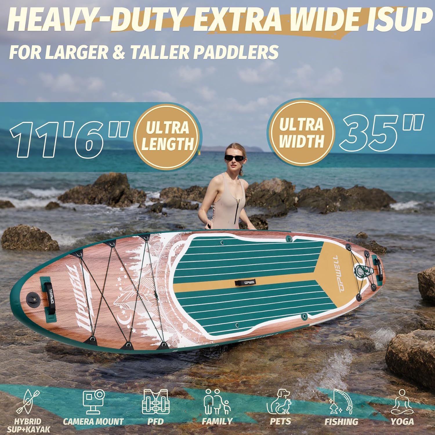 Planche de paddle gonflable 10 - Stand Up Paddle Leash avis et prix
