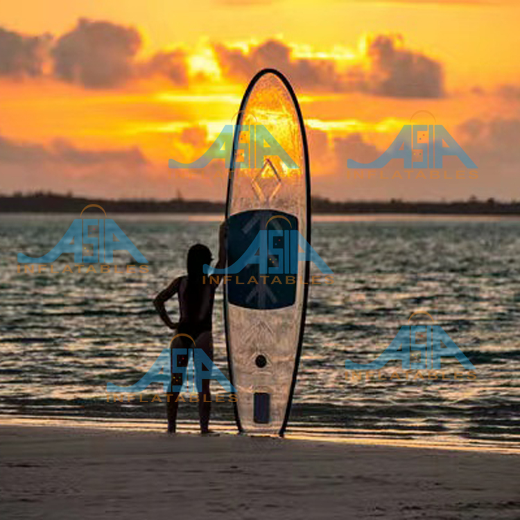 Planche à pagaie transparente  - Stand Up Paddle Leash avis et prix